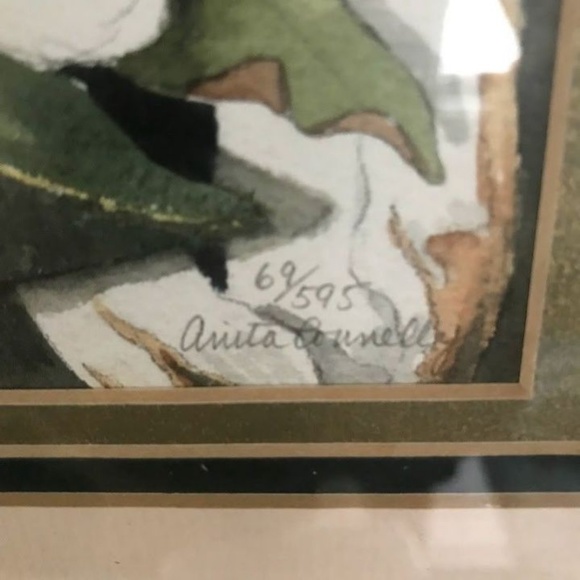 Anita Connelly Watercolor Print Magnolia Flowers - Picture 2 of 6